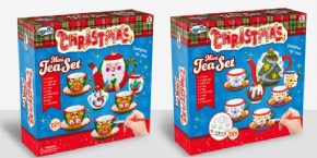DIY painted graffiti teapot Christmas collection