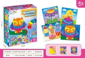 Mosaic number Paste Creative - Girls series