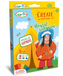 Mosaic number paste creative - Warrior