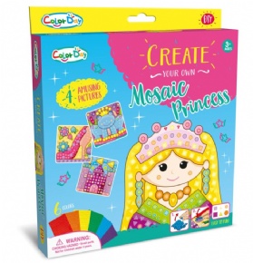 Mosaic number paste creative - Princess series
