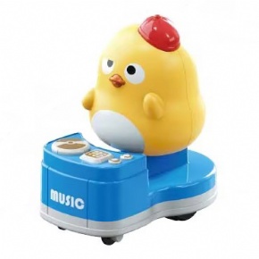 Cute Press and Go Car (yellow)