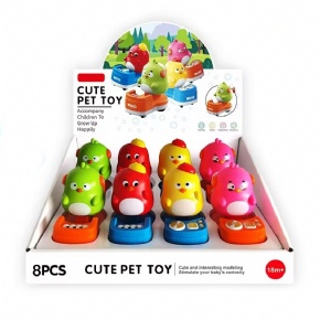 Cute Press and Go Toy/ 8pcs