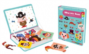 Magnetic Book-Crazy Faces
