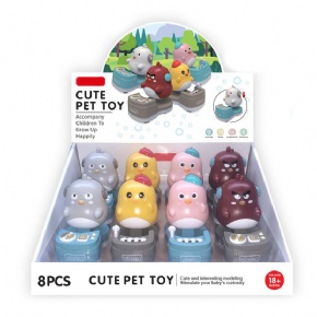 Cute Press and Go Toy/ 8pcs