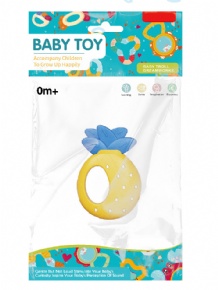 Pineapple Baby Rattle