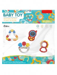 4-Piece Baby Rattle Set