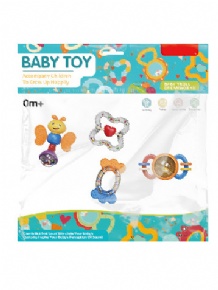 4-Piece Baby Rattle Set