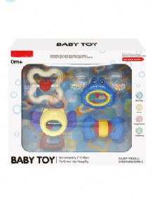 4-Piece Baby Rattle Set