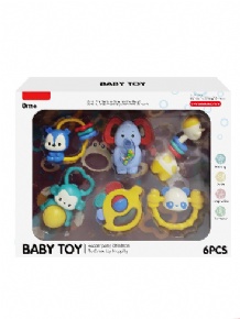 6-Piece Baby Rattle Set