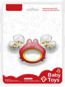 Baby crab ball rattle