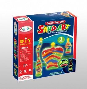 DIY Luminous sand art