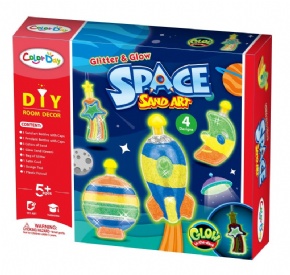 DIY colored sand art