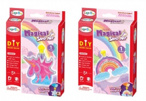 DIY colored sand art